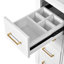 Ensemble de meuble-lavabo autoportant de 60 pouces avec lavabo en céramique (séparé)-1063889000