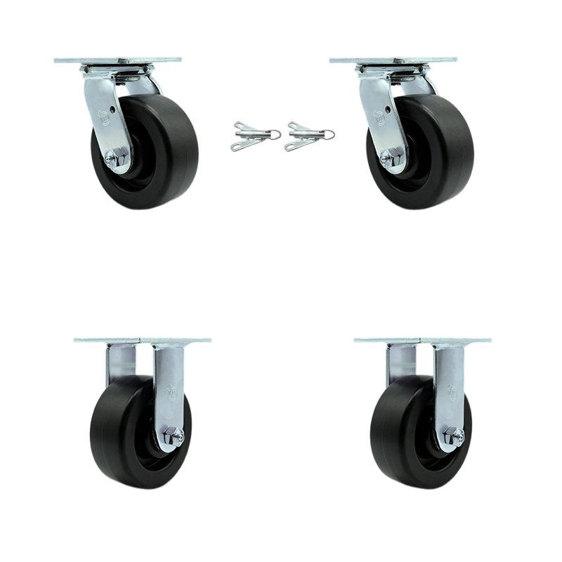 4 Piece Polyolefin Caster Set