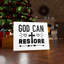 «God Can Restore Christian», impression murale verset de la Bible prêt à être accroché-899446046
