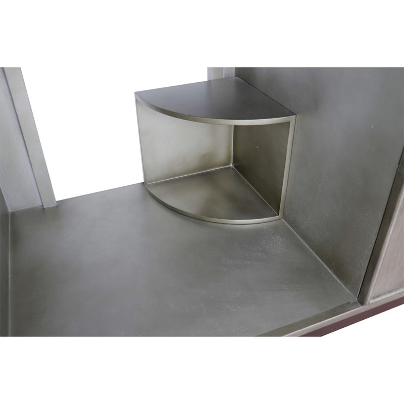 37'' Single Bathroom Vanity with Stone Top, White Carrara