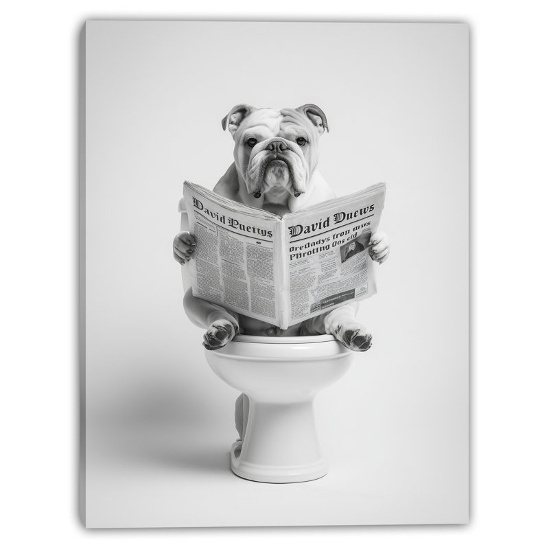 Morning Reading Wrapped Canvas Wall Art, 1, 24" H x 16" W