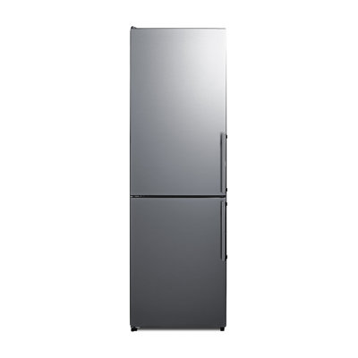 Summit Appliance 24 W Stainless Steel Door Bottom Freezer Refrigerator