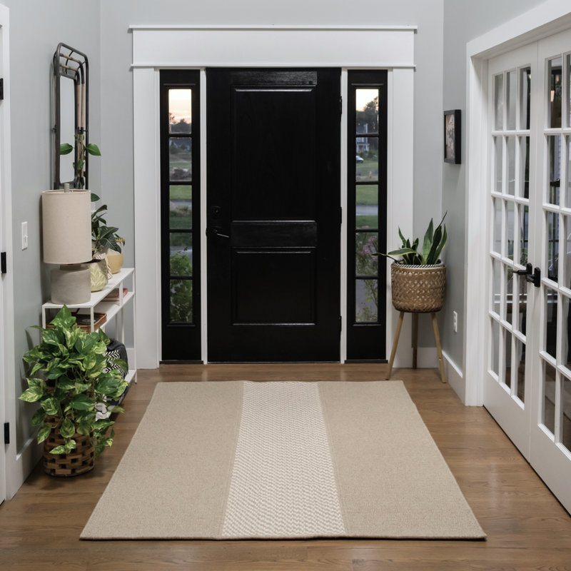 Tapis beige naturel Lyza, Rectangle 4 pi x 6 pi