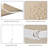 Yaheetech Fabric Beige Cover Retractable Patio Awning-94592229-66002067