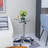Annastaziah Glass Top End Table-755992795