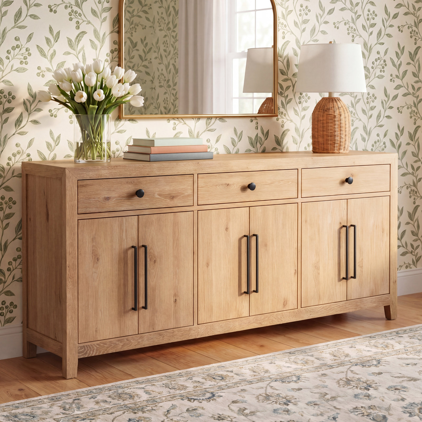 Hayes Credenza Cabinet, Canyon