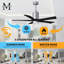 Patricia LED Downrod Ceiling Fan-486067291-486079861