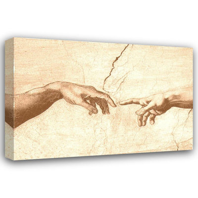 Creation of Adam (hands detail)
