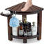 Banc de douche en bambou l 13 po Stocksbridge-455161479