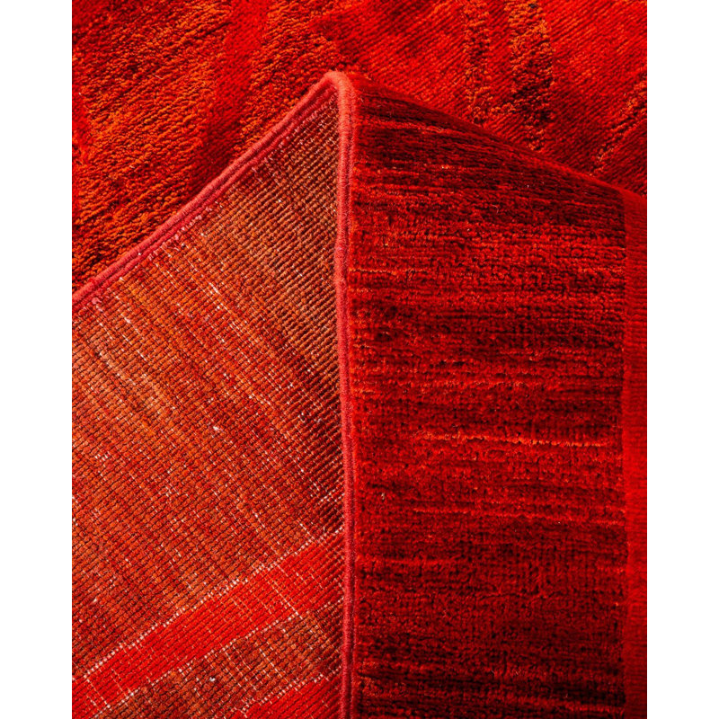 Tapis orange unique 8 pi 1 po x 10 pi 1 po Zaedon