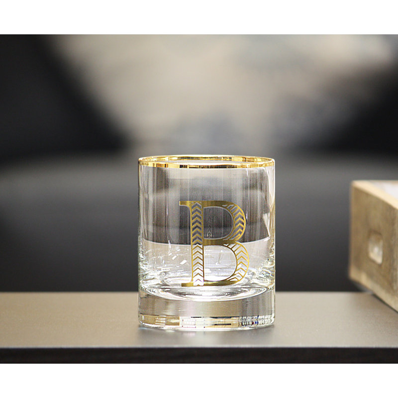 Verre à fromages 11 oz. polygramme ddl, B