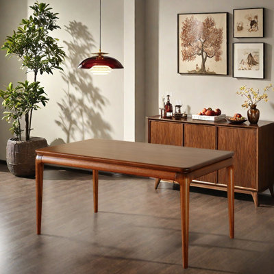 Simple Rosewood Solid Wood Thick Dining Table