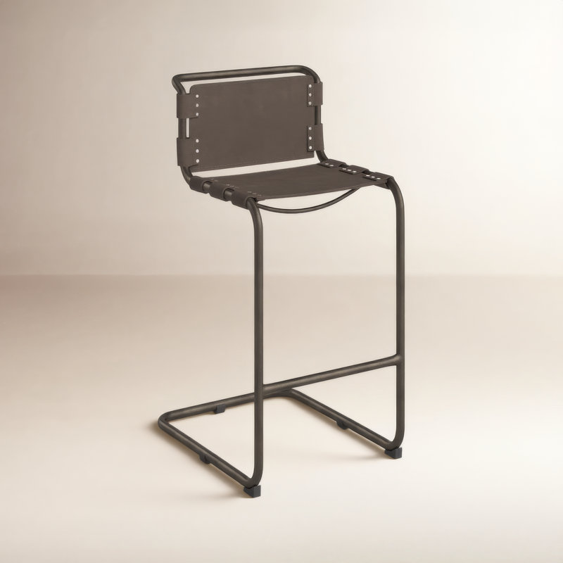 Tabouret Otelia, Brun foncé