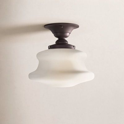 Glass Semi Flush Mount