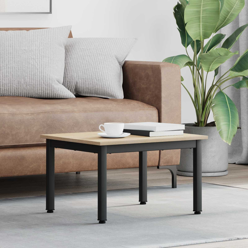 Coffee Table, Sonoma, Black, 36cm. H x 60cm. L x 50cm. W