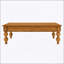 Table basse vintage rétro en bois avec rangement, pieds en bois massif en forme de gourde, assemblage facile sans outils pour le salon-231935431
