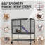 Cage à furet sur roulettes 36 po 2 niveaux-946475915