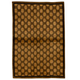 Hand Knotted Wool Area Rug in Green