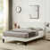 Auxter Upholstered Platform Bed Frame with Adjustable Headboard No Box Spring Needed