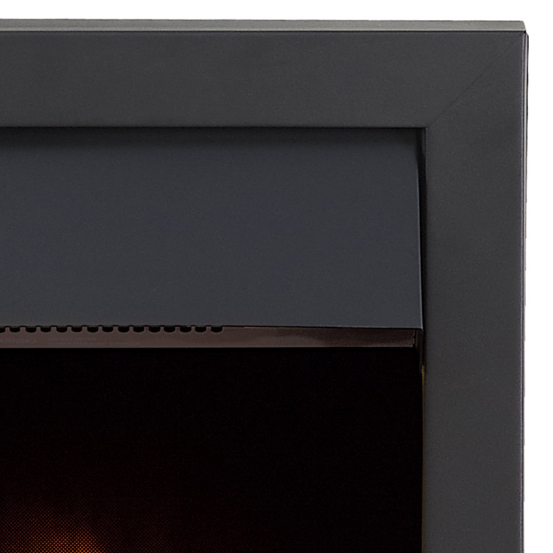 Blenheim Adam 50.7cm W Fireplace Insert with 6824.28 BTU, Black