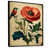 Toile avec cadre flottant noir