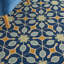 Tapis bleu marine, bleu et or à motif géométrique pour l'intérieur et l'extérieur Palermo-31380004
