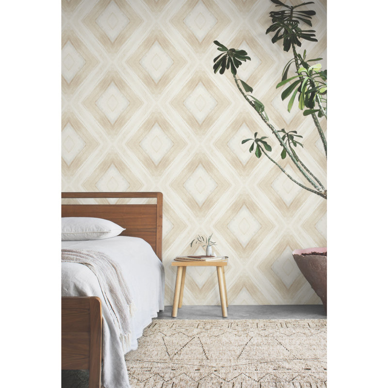 Geometric Wallpaper Double Roll, Desert
