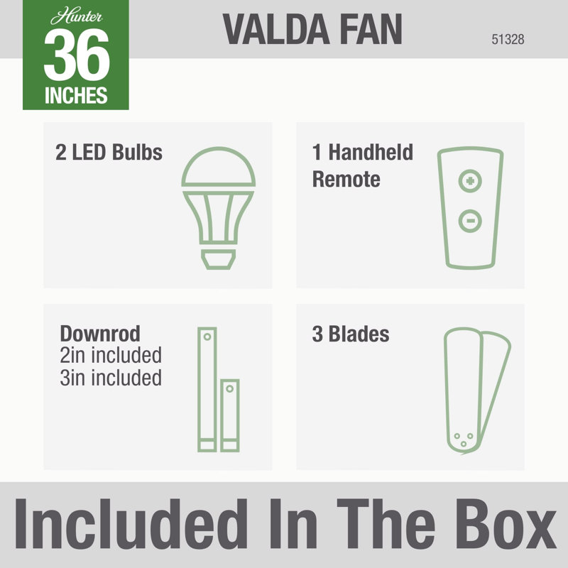 Blush Pink 36" Indoor Ceiling Fan with LED Light and Remote