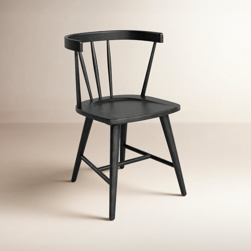 Naples Dining Chair, Black Oak
