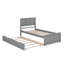 Lit plateforme avec lit gigogne-483959061