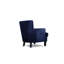 Fauteuil en velours de polyester capitonné l 34 po Aminat-674034166