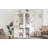 Bathroom Storage Cabinet, Narrow Tall Cabinet With Doors And Adjustable Shelves-1777342701
