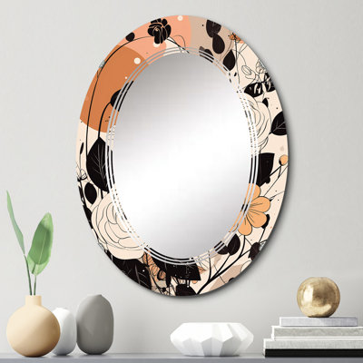 Sulkey - Miroir mural moderne ovale
