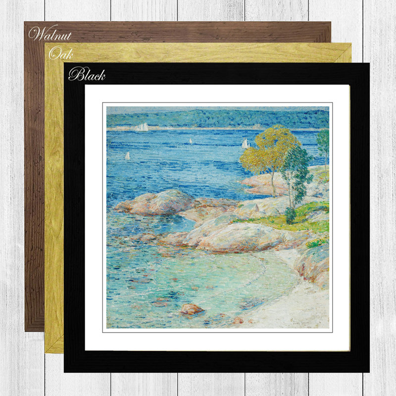 Childe Hassam - Single Picture Frame Painting, Black