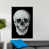 White Floater Framed