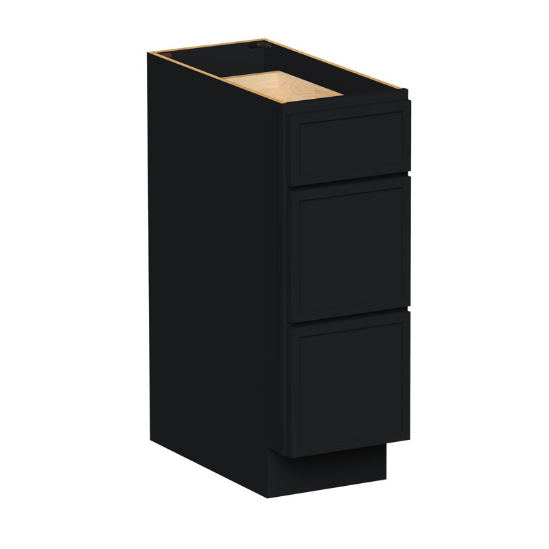 Armoire inférieure de tiroir de cuisine prête à assembler D 24 po x H 34,5 po CASAINC, 12"