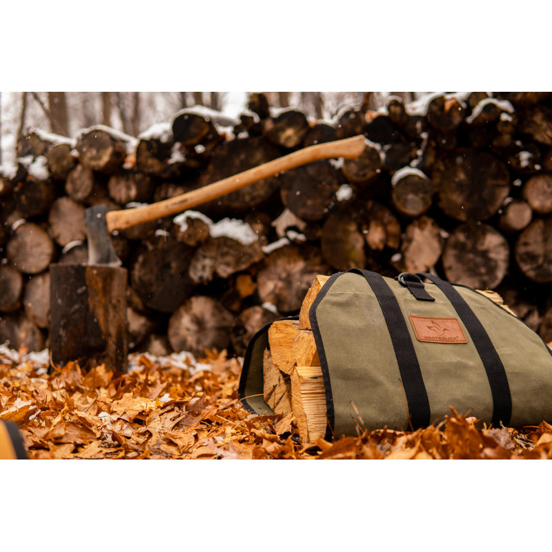 Toile transporteur de bois de chauffage, Noir