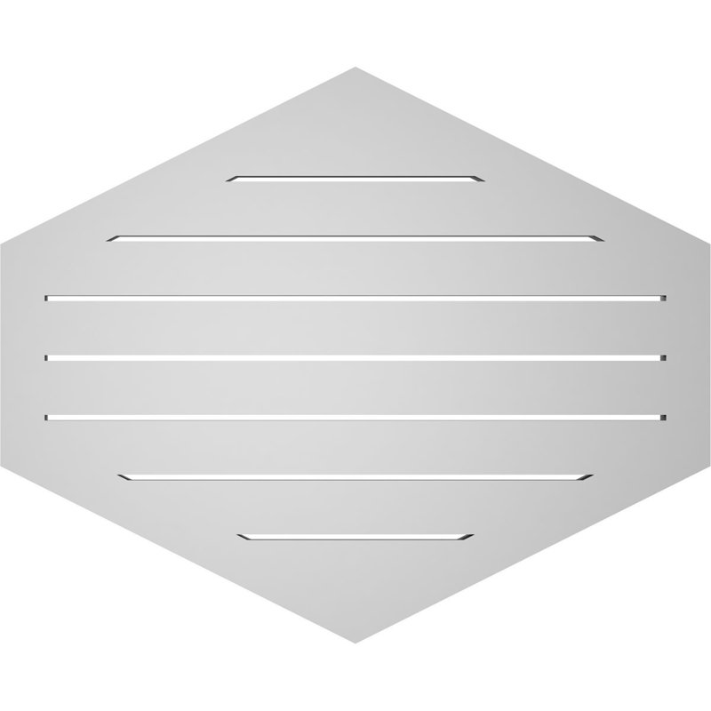 Pente verticale verticale en uréthane 6 pi, H 1,5 po x l 32 po x L 26 po