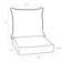 Coussin de siège d'extérieur