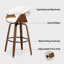 Tabourets pivotants Mid-Century rembourrés en similicuir Devlin-347477721-347477702