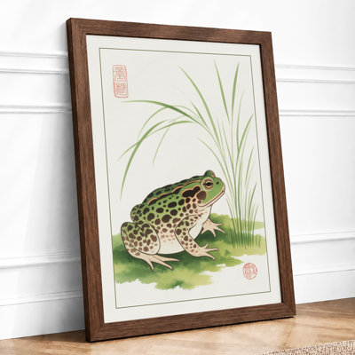 Toad Among Grasses Japandi - Print