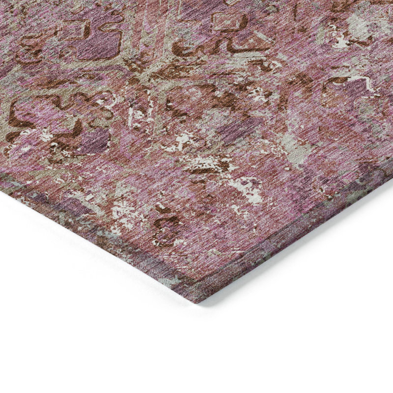  Mahaney Indoor/Outdoor Area Rug with Non-Slip Backing, Runner 2'3" x 7'6"