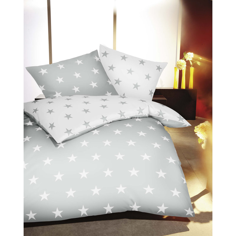 Kaeppel Kleine Nachtmusik Abstract Duvet Cover Set with Pillowcases, 200 x 220cm Duvet Cover + 2 Pillowcases, Brown