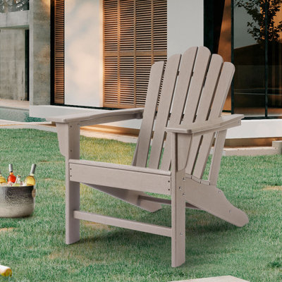 Chaise Adirondack d'extérieur, gris ardoise