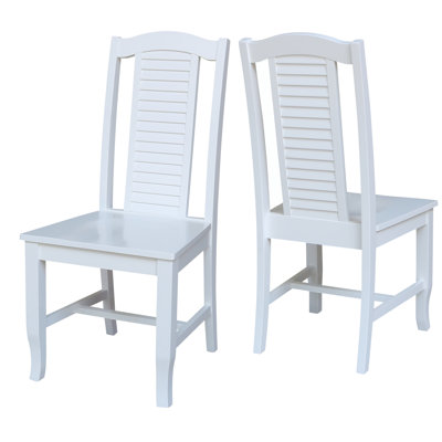 Aveanna Solid Wood Panel Back Side Chair