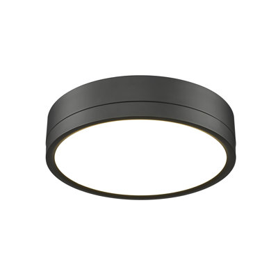 Plafonnier encastré 1 lumière Brexleigh en blanc mat et or moderne