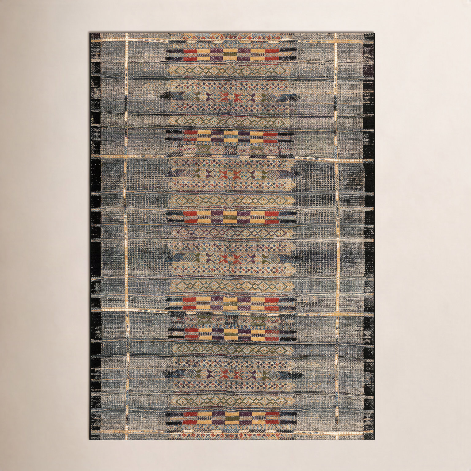 Sesena Striped Rug, Rectangle 7'10" x 9'10"