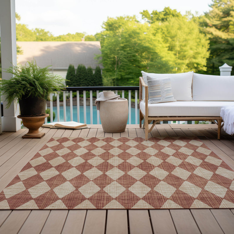 Tapis intérieur / extérieur Loreen avec envers antidérapant, Rectangle 3 pi x 5 pi