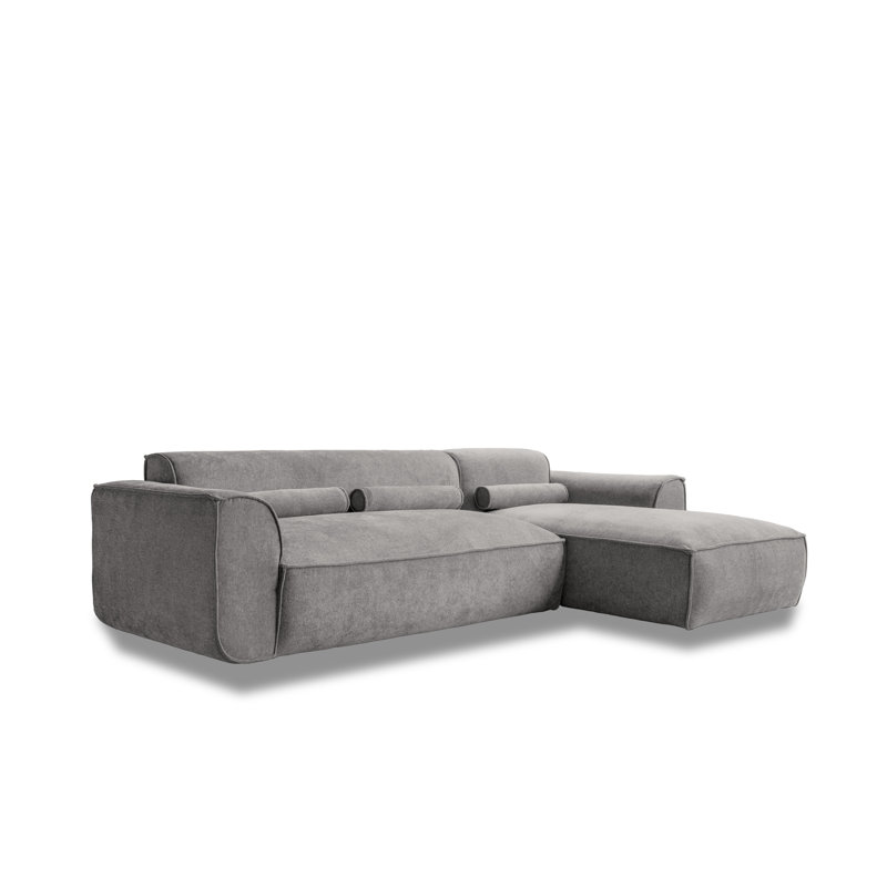 Flex Felix 4 Seater Corner Sofa , Grey, Right Hand Facing