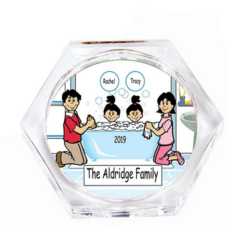 Ensemble de 4 sous-verres personnalisés, Oui